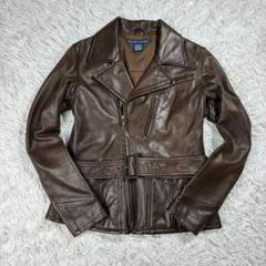 ラルフローレン　ライダース　ラムレザージャケット 最高級品】POLO RALPH LAUREN 【ラムレザー ライダース