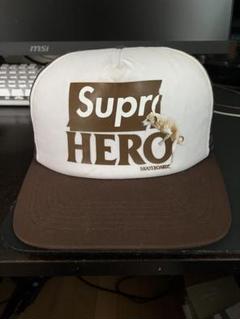 supreme anti hero cap キャップ ブラウン Supreme anti hero キャップ ブラウン シュプリーム - メルカリ