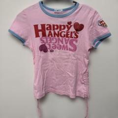 レア　エンジェルブルー　150 サイズ　Tシャツ　日本製　ナルミヤ　平成レトロ