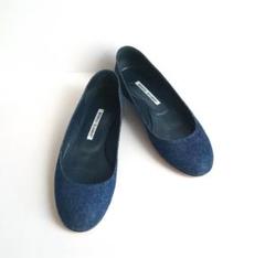 《美品》MANOLO BLAHNIK フラットシューズ