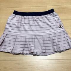 フィラ　テニススコート　ピンク　ボーダー　ネイビー　プリーツ　可愛いカラー