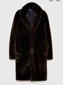 巣篭もりセール【ZARA】ロングファーコート