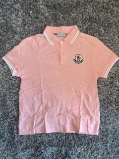 モンクレール　ピンク 半袖 ポロシャツ 新品‼️ MONCLER モンクレール ポロシャツ ピンク 正規品