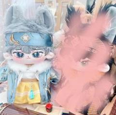 20cm ぬいぐるみ用 服 5点セット ブルー＆イエロー 衣装のサムネイル