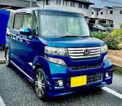 ⭐️ホンダNBOX カスタムターボ24年式　　綺麗な青メタリックの部品のサムネイル