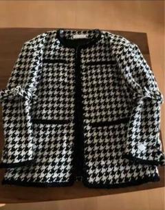 ジャケット・アウター el conductorH MIXED TWEED BONDAGE JKT el conductorH - MIXED TWEED BONDAGE NO COLLAR JKT (IVORY
