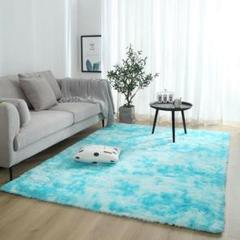 上品★100x140cm★長方形ラグ 洗えるラグ 滑り止め付 カーペット