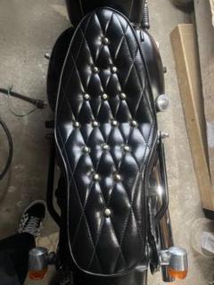 【送料込み】 オールドスクールダブルシート　SR400/500 ボアカバー付き オールドスクールダブルシート SR400/500 : 2PERCENTER - 通販
