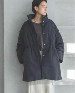 【公式ショップ】 美品】アパートバイローリーズ黄金比ブラックチュニックダウン ジャケット・アウター