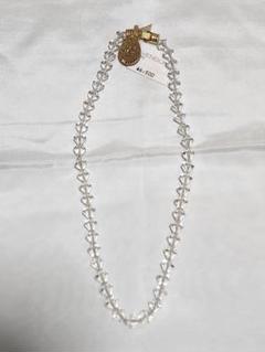 タグ付き VENDOME クリスタルネックレス