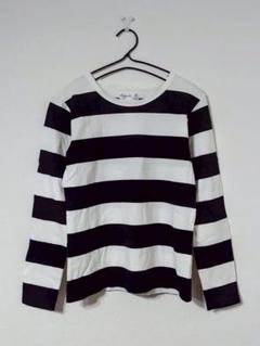 【美品】90s アニエスベー ボーダー　長袖Tシャツ　ロンＴ　ヴィンテージ 希少 90's agnes b/アニエスベー 太ボーダーロンT/2｜Yahoo