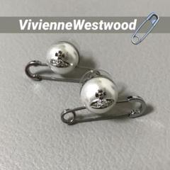 Vivienne Westwood ピン クリップパールピアス - メルカリ