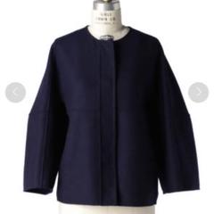 美品✨ドゥロワー　ノーカラーコットンジャケット　定価7.1万　コクーン　日本製 美品✨ドゥロワーノーカラーコットンジャケット定価7.1万