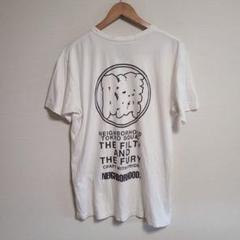 NEIGHBORHOOD ネイバーフッド Tシャツ 半袖 ロゴ プリント 白 M