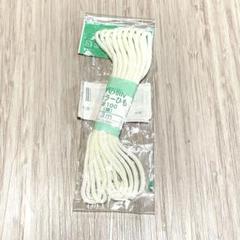 カラー紐 細 #100 生成 3m アクリル100%