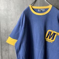 【MICHIKO LONDON】 古着 90s メンズ リンガーTシャツ 激レア