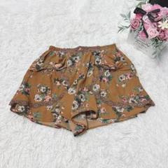 7709 アクシーズファム キュロットパンツ ショートパンツ 花柄 可愛い 総柄