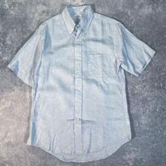 美品　Brooks Brothers BDシャツ　リネン【M】麻　ボタンダウン