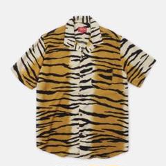 18ss Supreme - Tiger Stripe Rayon Shirt