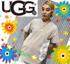 超入手困難✨美品✨ML～大きいサイズも✨UGG✨サイドビッグロゴ✨Tシャツ