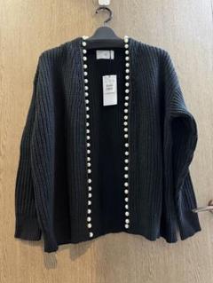 Vin パール付き　カーディガン