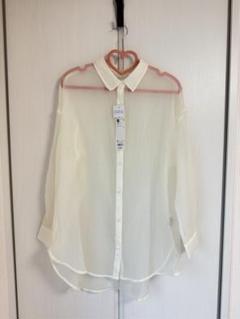 GU シアーロングシャツ