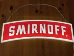 《非売品》SMIRNOFF スミノフ 電装看板 ネオンサイン