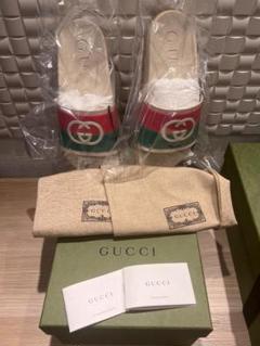 靴 NEW UNUSED GUCCI SLIDES SIZE EU38 25CM Gucci Slides Size 38 IT: Elevated Style