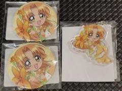 ぴちぴちピッチ　くじ引き堂　星羅　セット　缶バッジ　アクキー