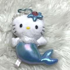 ♡希少 ／レア⁈ 1999年　ハローキティ海が好き　人魚／マーメイド　ストラップ ハローキティ - ハローキティ ご当地ストラップ 愛媛じゃこ天