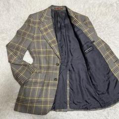 極美品 カシミヤ100% バーバリー テーラードジャケット チェック