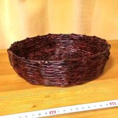 新品未使用 昭和レトロ アンティーク バスケット かご