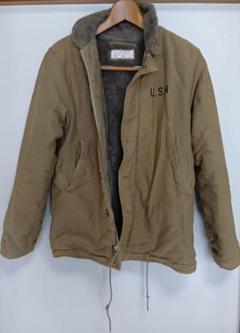 【古着】N-1　デッキジャケット　カーキ　東洋エンタープライズ　サイズ40（L） 古着】N-1 デッキジャケット カーキ 東洋エンタープライズ