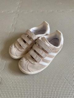 adidas GAZELLE キッズスニーカー ピンク 15cm