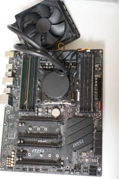 メモリ追加）i9-7980xe_x299マザボ_簡易水冷クーラー_32GBメモリ i9 7900X+MSI X299-S01+32Gメモリ+簡易水冷 - メルカリ