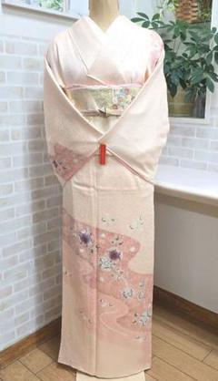 振袖 袋帯 襦袢 帯揚げ 帯締め 5点 セット 辻が花 揚羽蝶 菊 黒色 豪華 帯締め帯揚げセット 振袖 黒 銀 ラメ ふくれ織 丹後ちりめん
