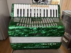 YAMAHA ヤマハ YA-12 ？アコーディオン　グリーン 廃盤 YAMAHA アコーディオン YA-12 グリーン 動作確認済み（良品