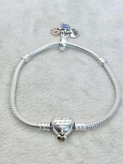 3F353/パンドラ/ブレスレット/チャーム/ディズニー/シルバー/SV925 良好品 Pandora パンドラ ディズニー シルバー ブレスレット