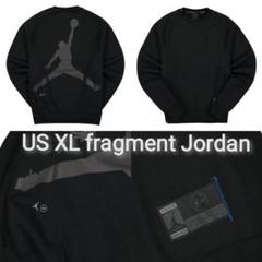 新品 US XL fragment Jordan Fleece Crewneck