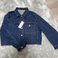 新品未使用 UNIQLO クロップドデニムジャケット - メルカリ