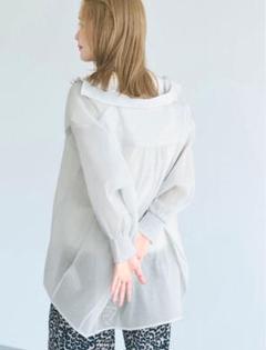 coca （コカ）シアービッグシャツ レディース