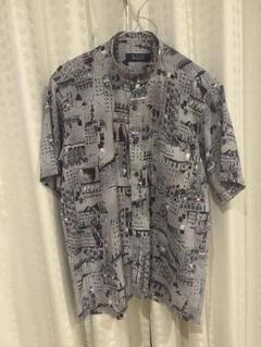 GIANNI VALENTINO アートプリント半袖シャツ