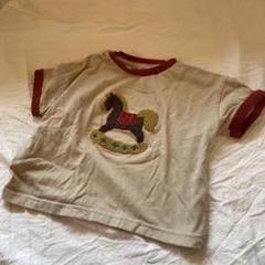 mir. ロッキングホース刺繍 Tシャツ