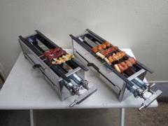 中古品 串焼き機 焼鳥器 五平餅 LPG プロパンガス 炉端焼き やきとり
