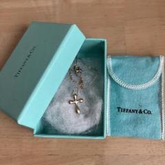 ティファニー ティアドロップ クロス ネックレス シルバー925 TIFFANY&Co. ネックレス レディース ティファニー プレゼント