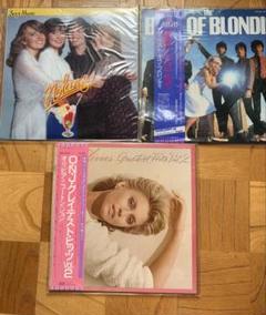 洋楽 レコード3枚セット 昭和　オリビア　ブロンディ