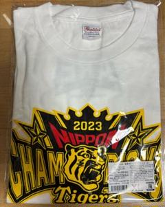 阪神タイガース　日本一記念　日本一記念ビールかけTシャツ　白XLサイズ