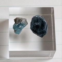 天然　グランディディエライト　原石　9.18ct　2.17ct
