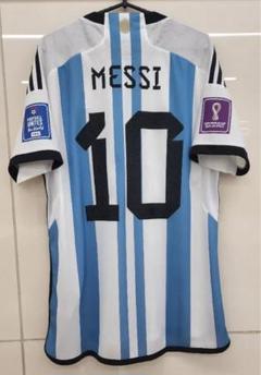 アルゼンチン代表２０２２W杯決勝　マッチデイ付き＆ W杯パッチ付き メッシ＃１０ アルゼンチン代表2022W杯決勝 マッチデイ付き＆ W杯パッチ