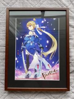 結城友奈は勇者である 乃木若葉 BUNBUN先生箔押し複製キャラファイングラフ 結城友奈は勇者である 乃木若葉 BUNBUN先生箔押し複製キャラ